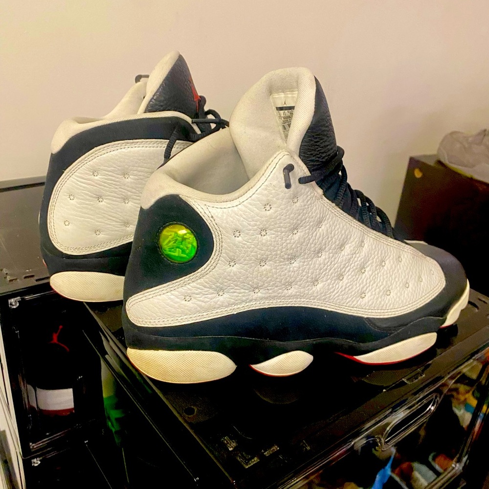 Jordan Retro 13 He Got Game 
Size 12
White/Black